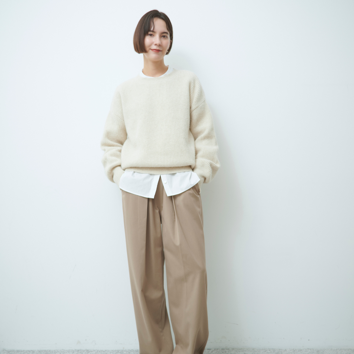 さっこ　lelill ┊ 【日本製】イージーサッカーワイドPT lelill(レリル)｜【日本製】イージーサッカーワイドPT/チェック の通販