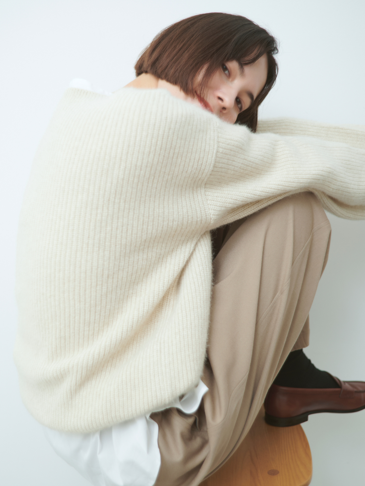 lelill レリル　FOX畦プルオーバー