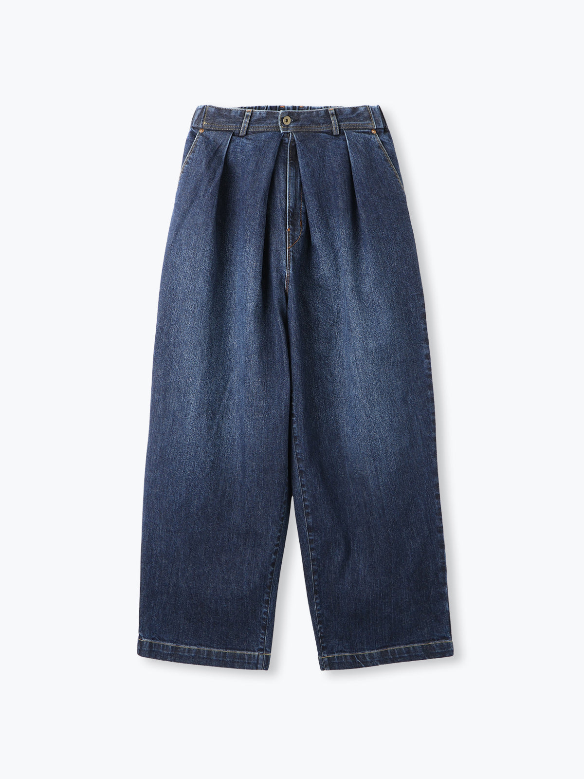 "NEW ARRIVAL" lelill レリル　タックワイドジーンズ
