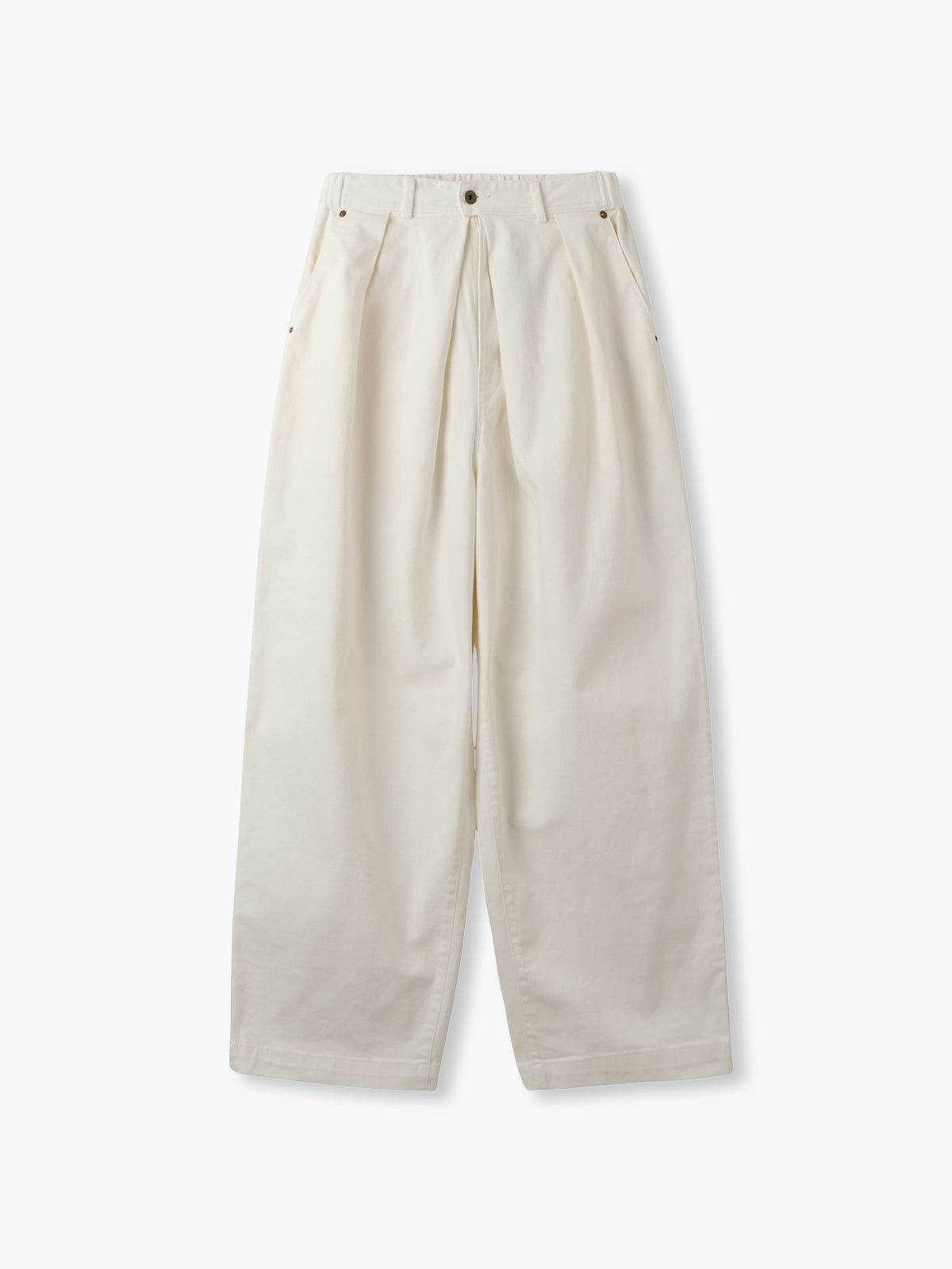 "NEW ARRIVAL" lelill レリル　タックワイドジーンズ