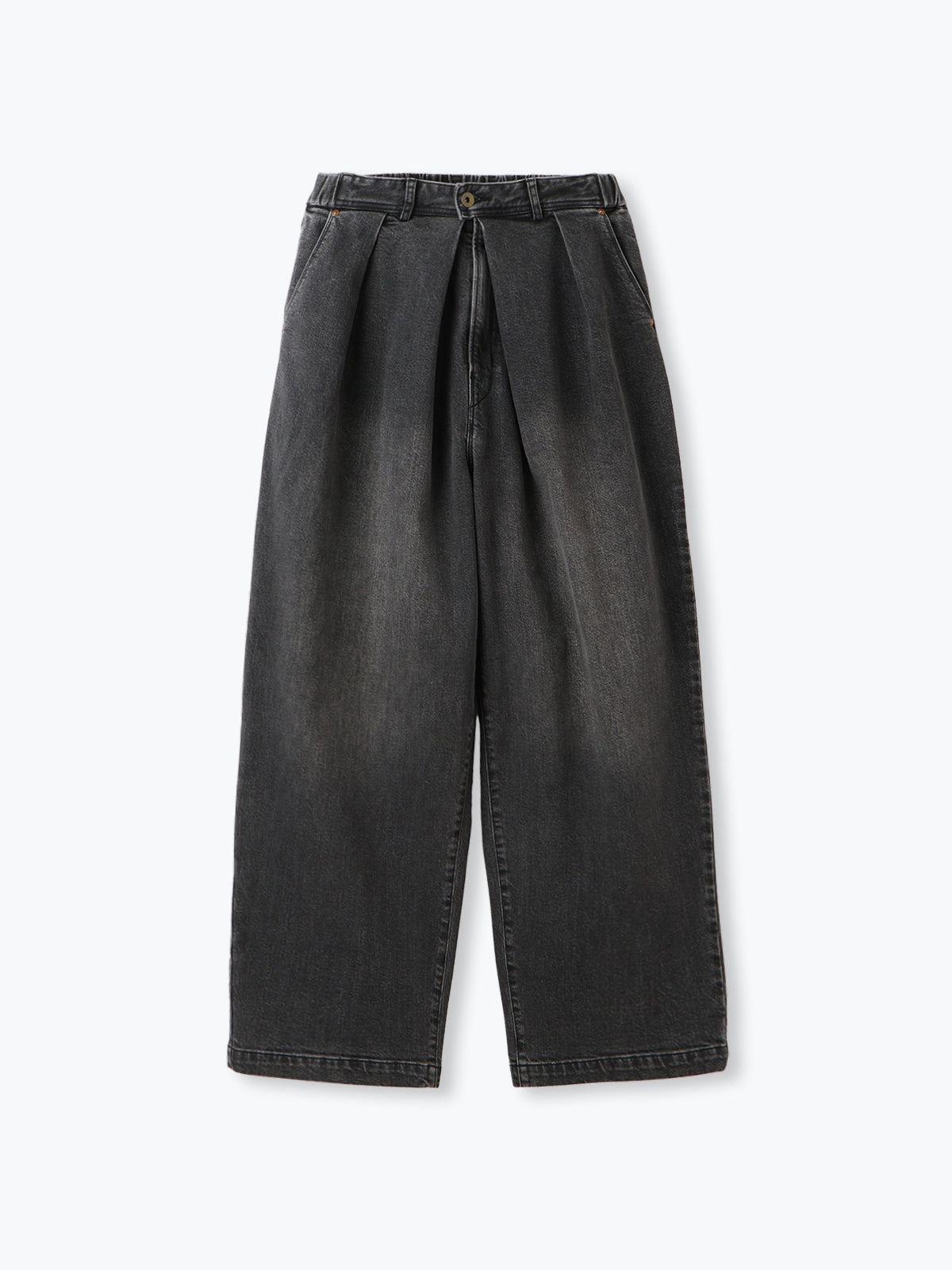 "NEW ARRIVAL" lelill レリル　タックワイドジーンズ