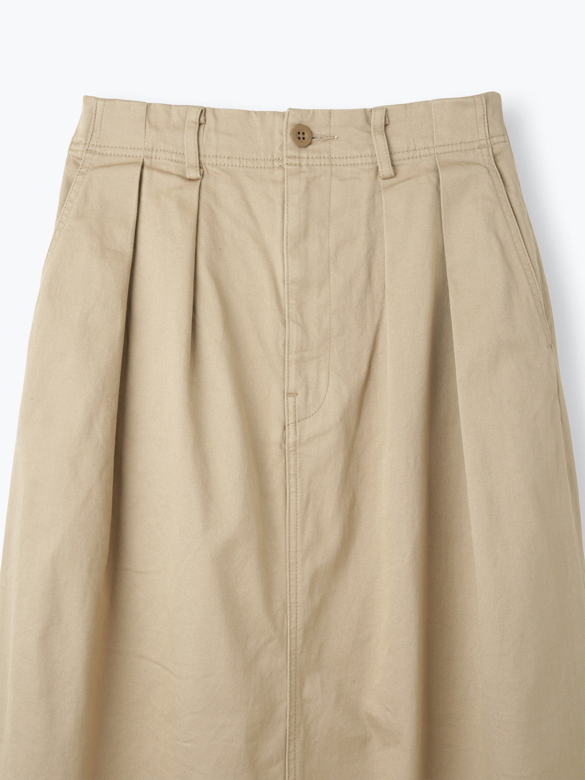 "NEW ARRIVAL" lelill レリル　タックロングスカート