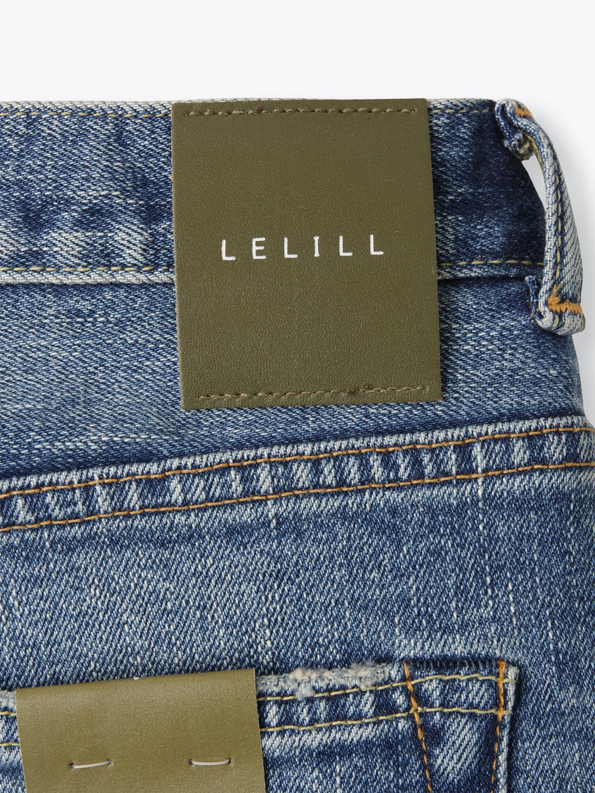 lelill レリル　【日本製】THE DENIM BAGGY VINTAGE　