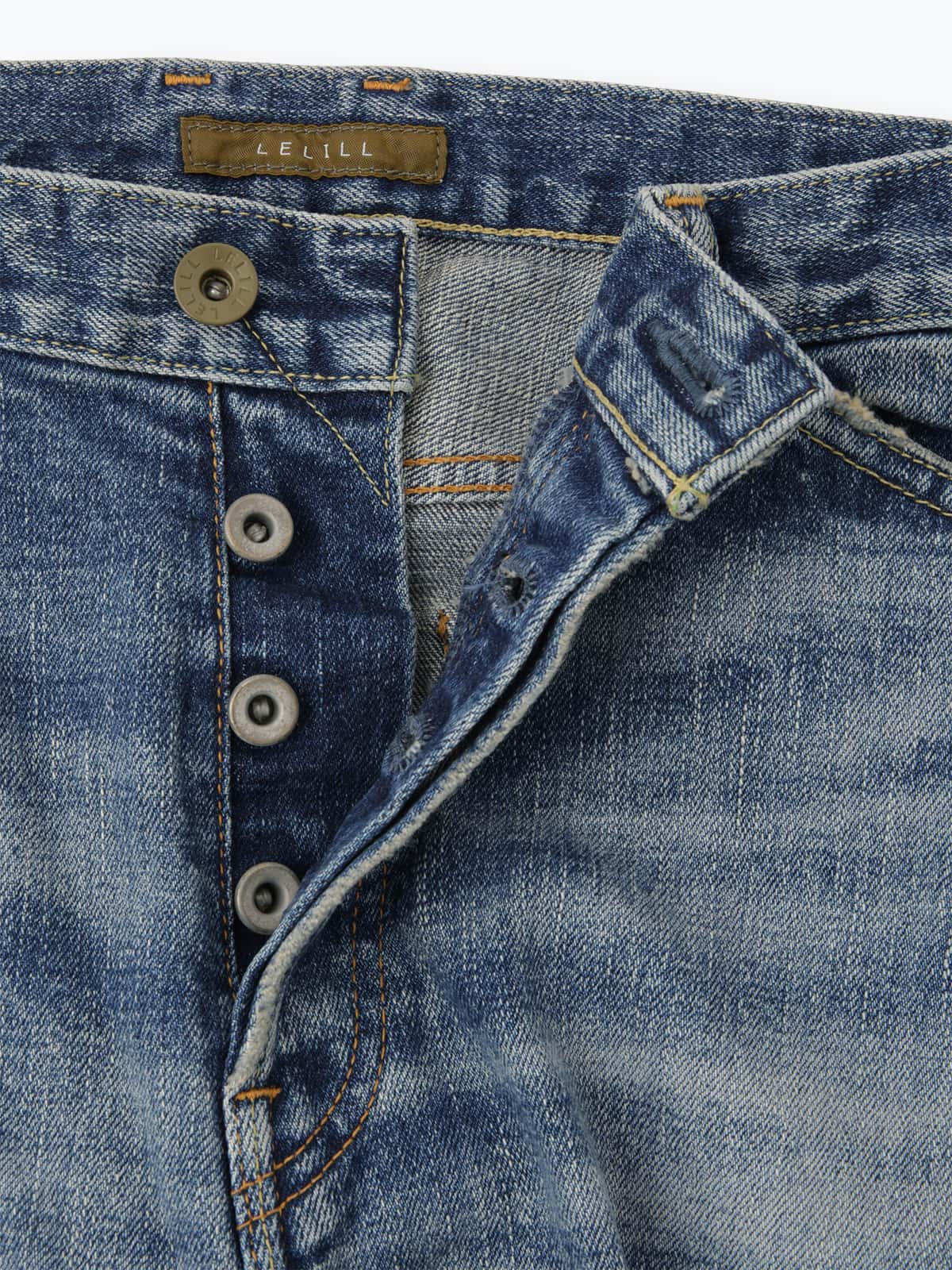lelill レリル　【日本製】THE DENIM BAGGY VINTAGE　