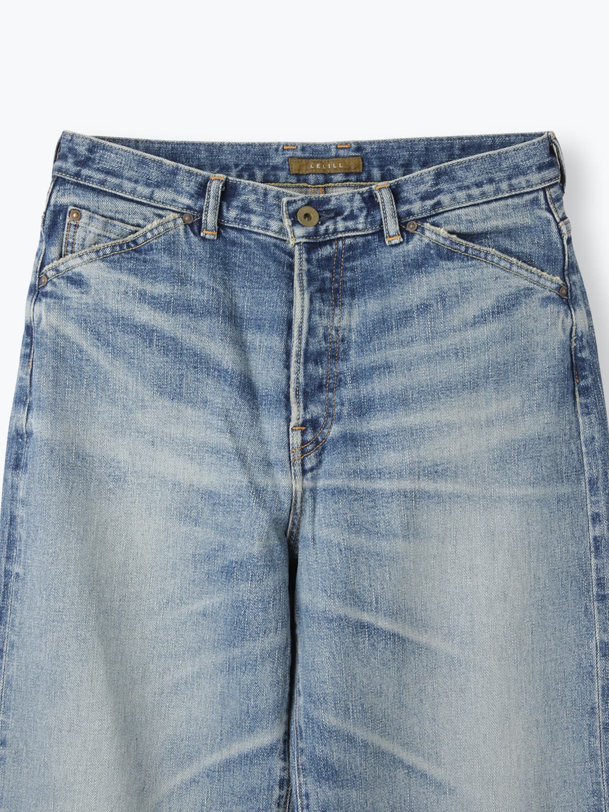 lelill レリル　【日本製】THE DENIM BAGGY VINTAGE　