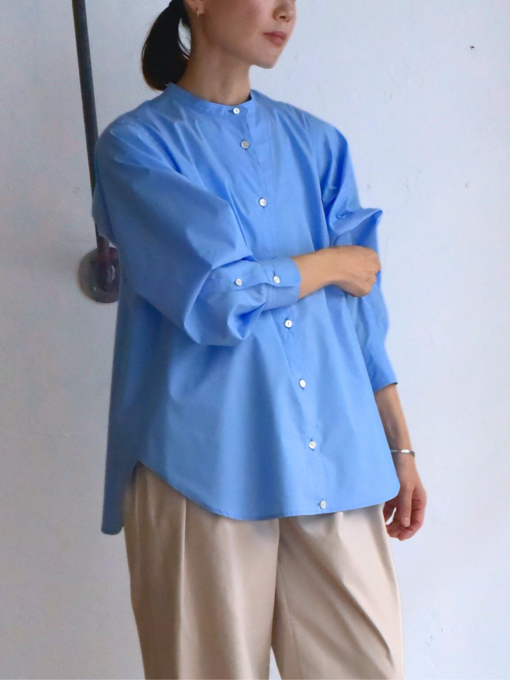 lelill レリル ピマソロフレアシャツ