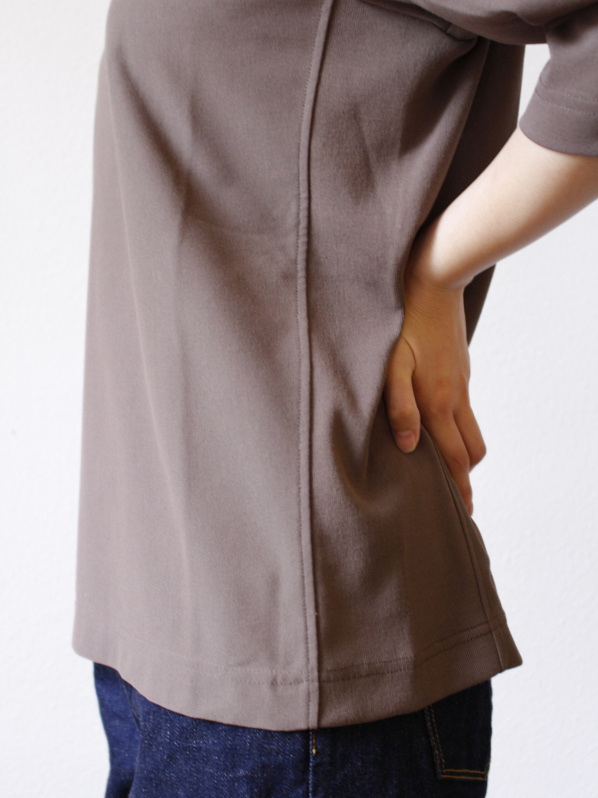"NEW ARRIVAL" lelill レリル　THEハイテクBASIC T (6部袖)