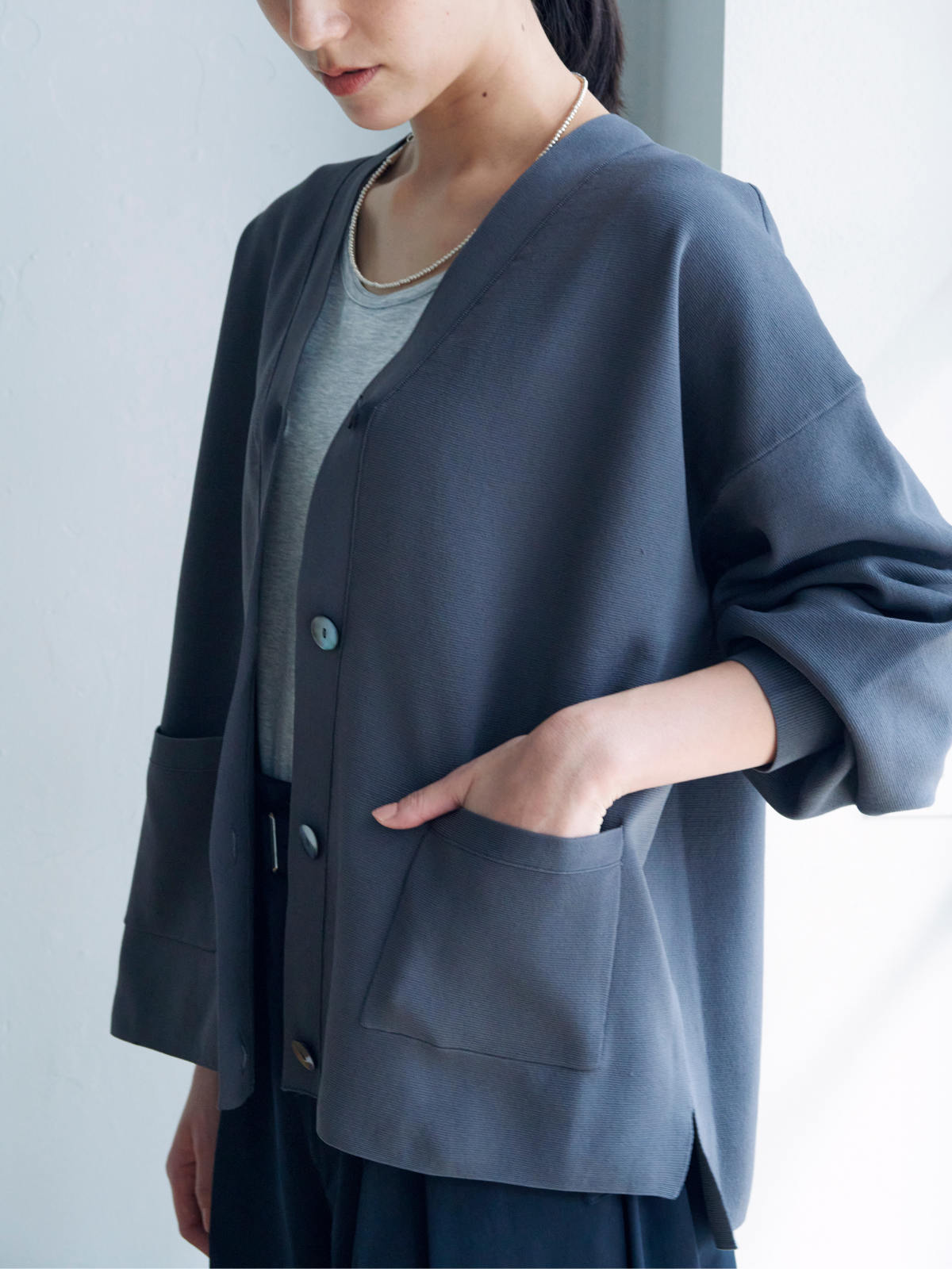 lelill limited editions｜ハイテクベーシックカーディガン THE BASIC CARDIGAN