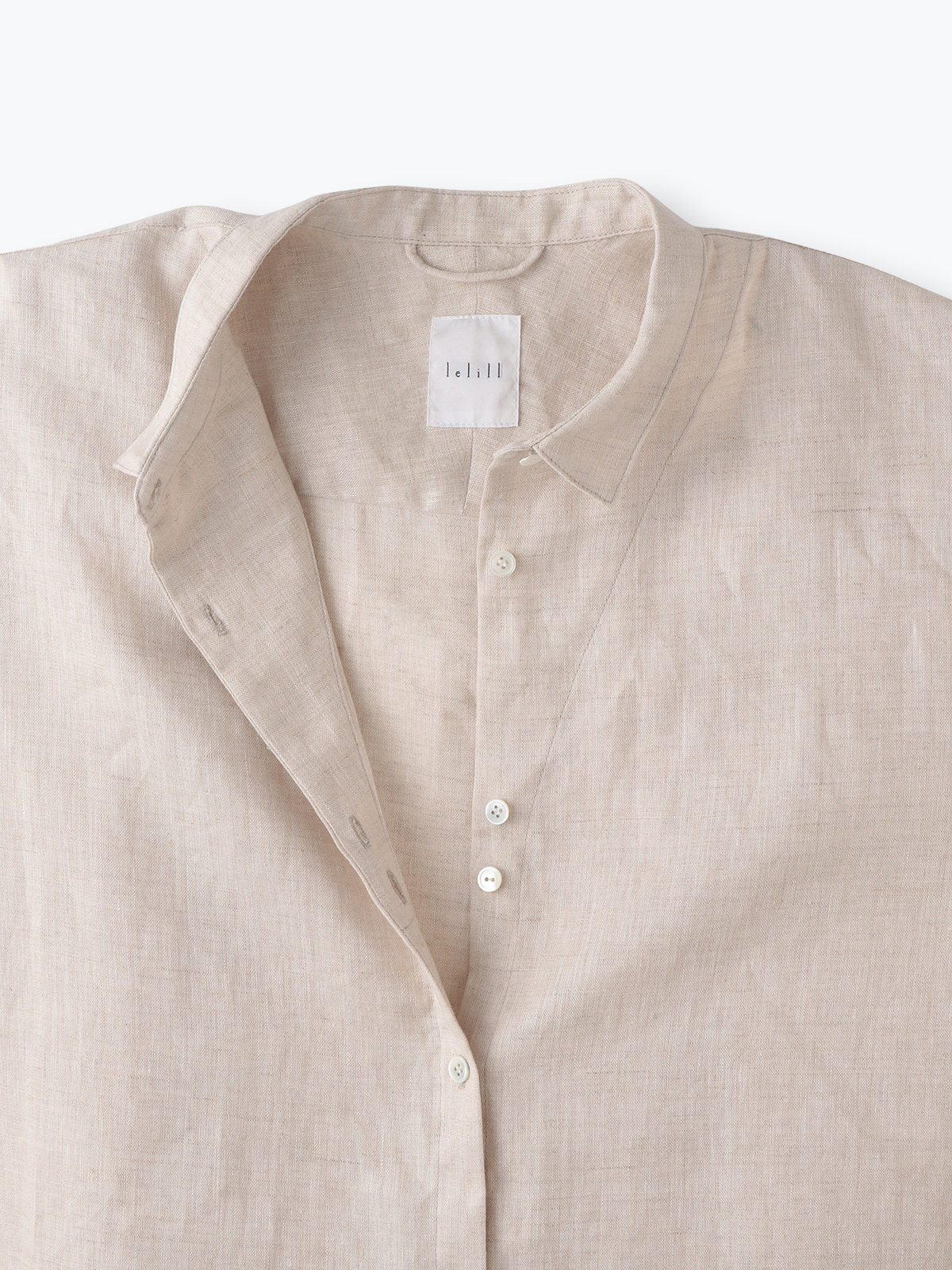 lelill レリル　THE BASIC LINEN SHIRT