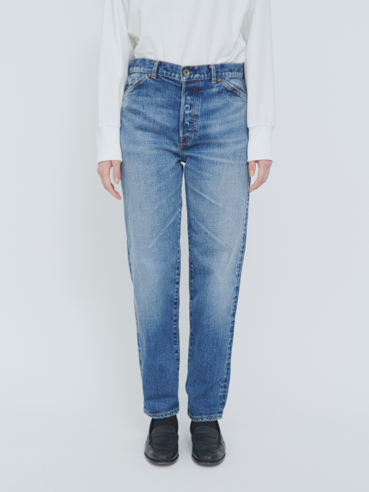 lelill レリル　【日本製】THE DENIM STRAIGHT VINTAGE