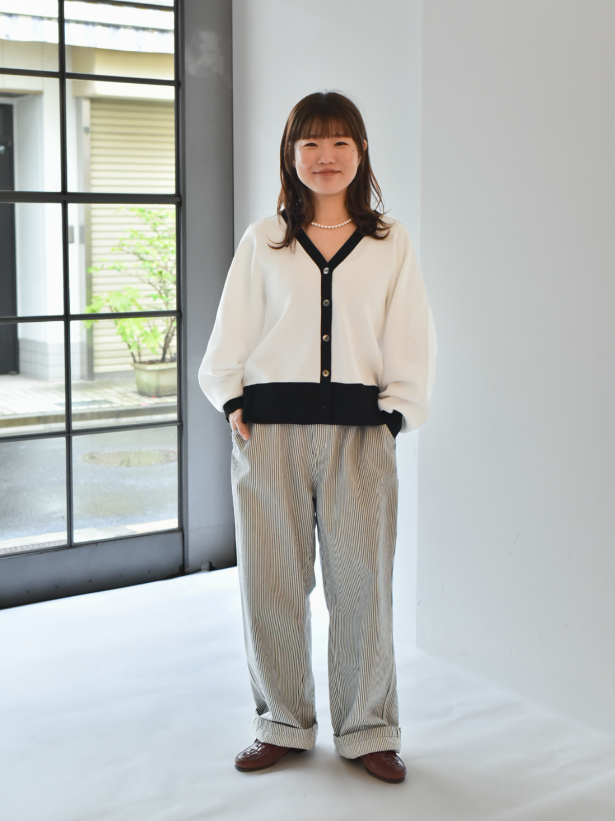 lelill レリル　Limited Color｜ハイテクAラインワッフルカーデ