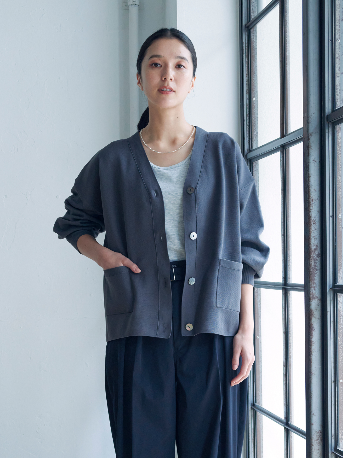 lelill limited editions｜ハイテクベーシックカーディガン THE BASIC CARDIGAN