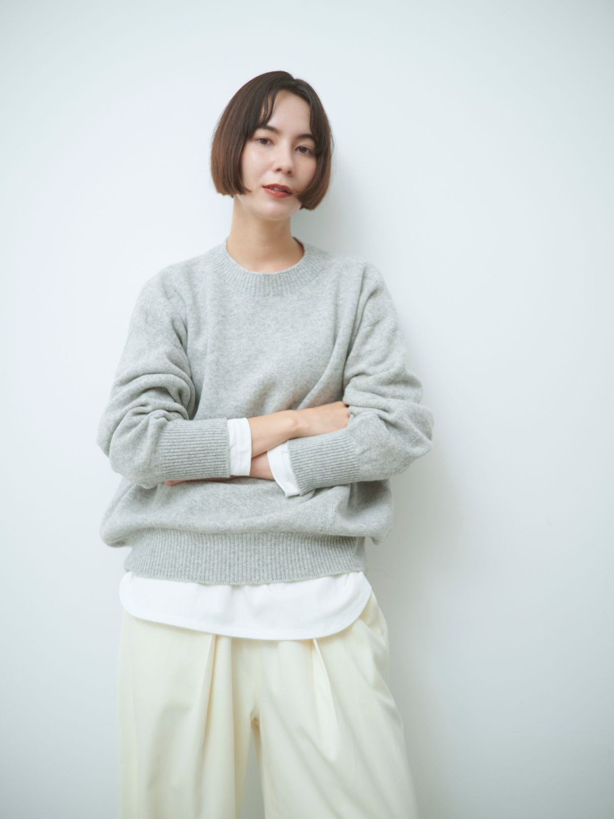 lelill レリル　ホールガーメントラムプルオーバー