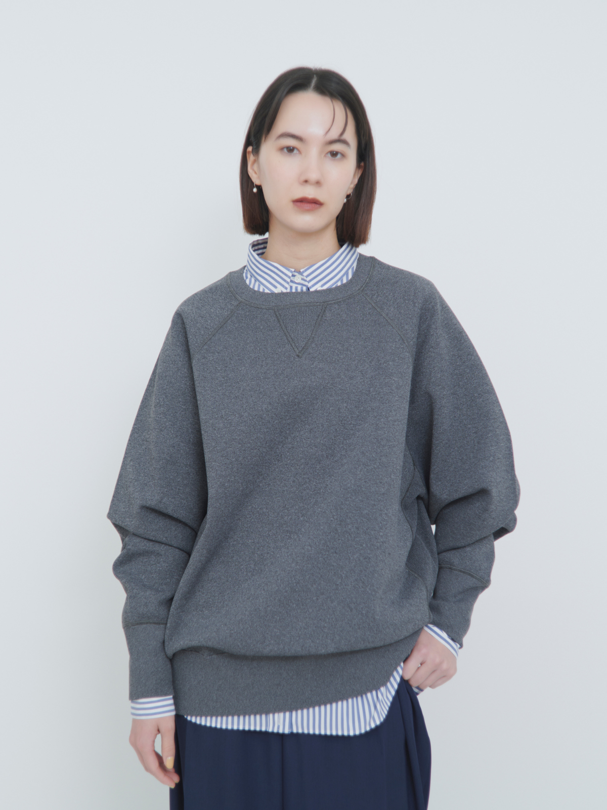 "NEW ARRIVAL" lelill レリル　THE HIGHTECH KNITSWEAT（ワイドシルエット）