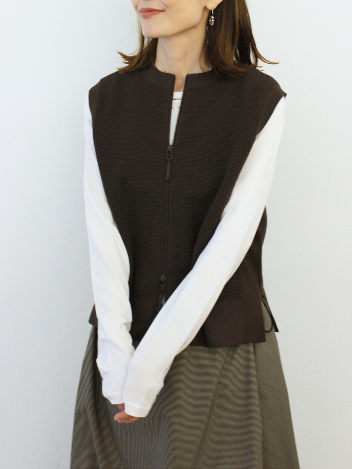 lelill レリル　【日本製】TOO LONG SLEEVE T-SHIRT