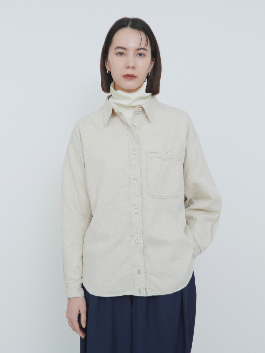 lelill レリル 2WAY WORK SHIRT