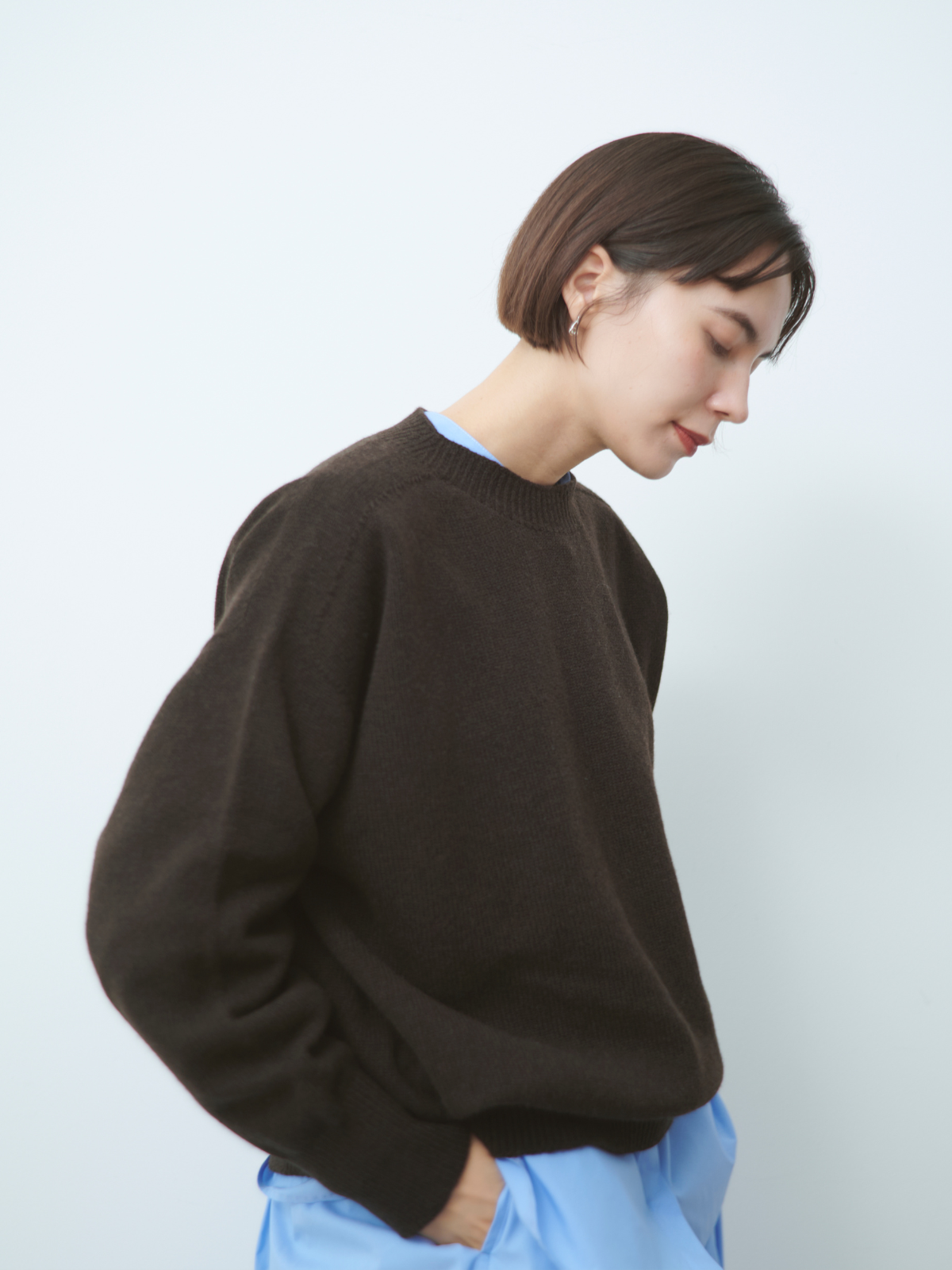 lelill レリル　ホールガーメントラムプルオーバー