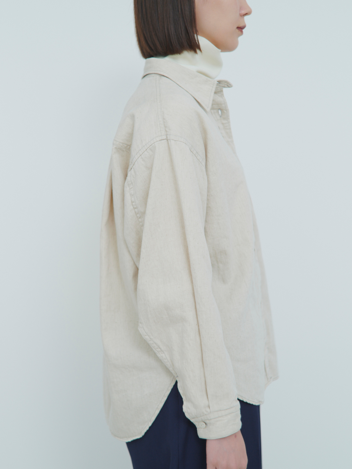 lelill レリル　2WAY WORK SHIRT