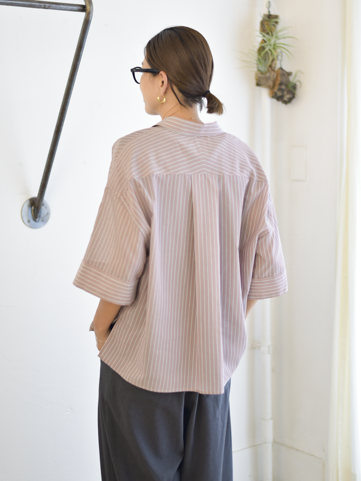 lelill レリル ボタンダウン スキッパーシャツ