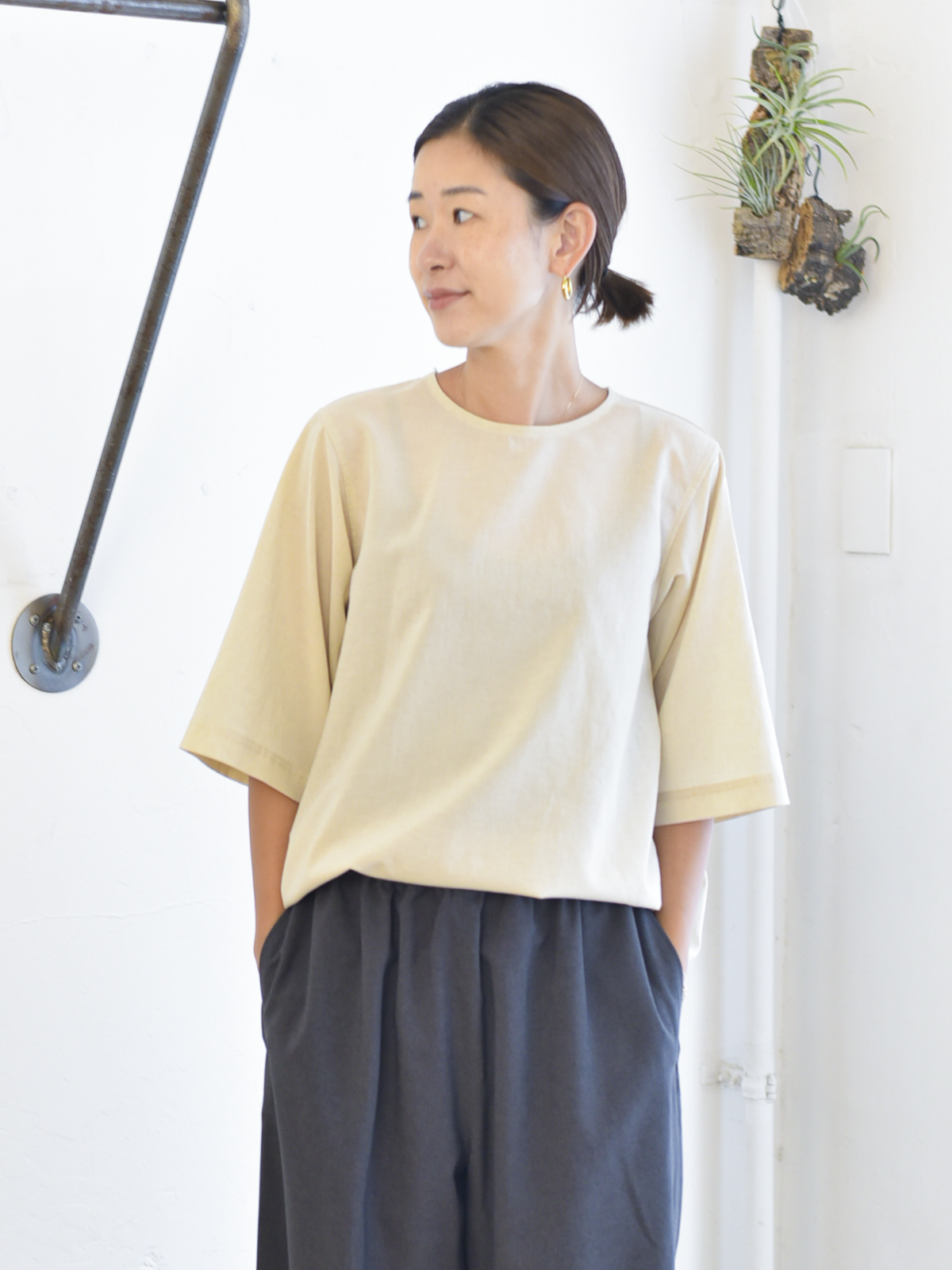 lelill レリル THE BASIC H/S BLOUSE