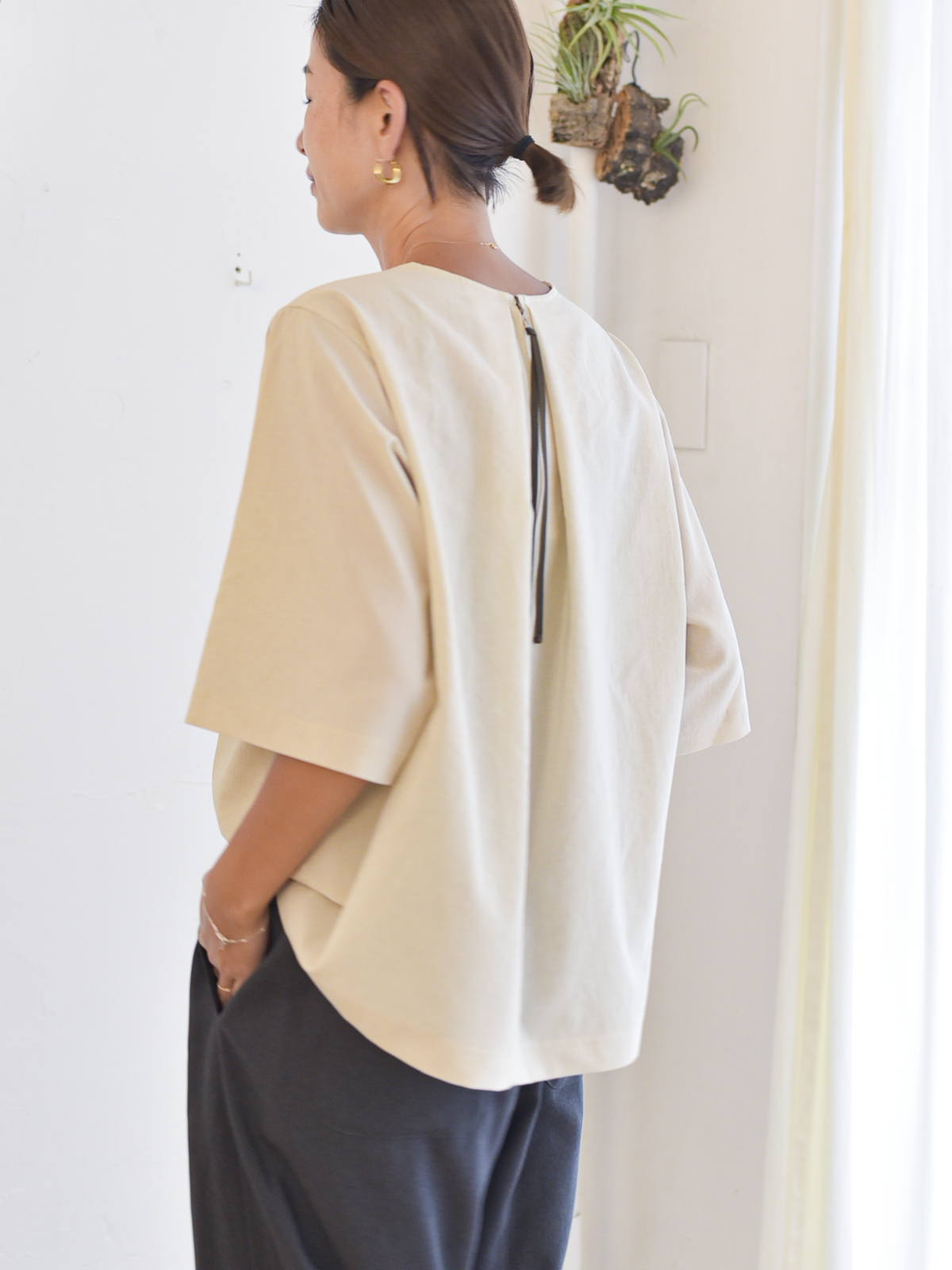 lelill レリル THE BASIC H/S BLOUSE