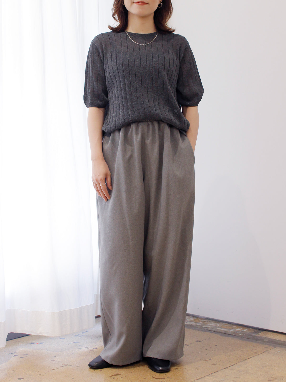 lelill レリル　ハイテクイージーワイドストレート