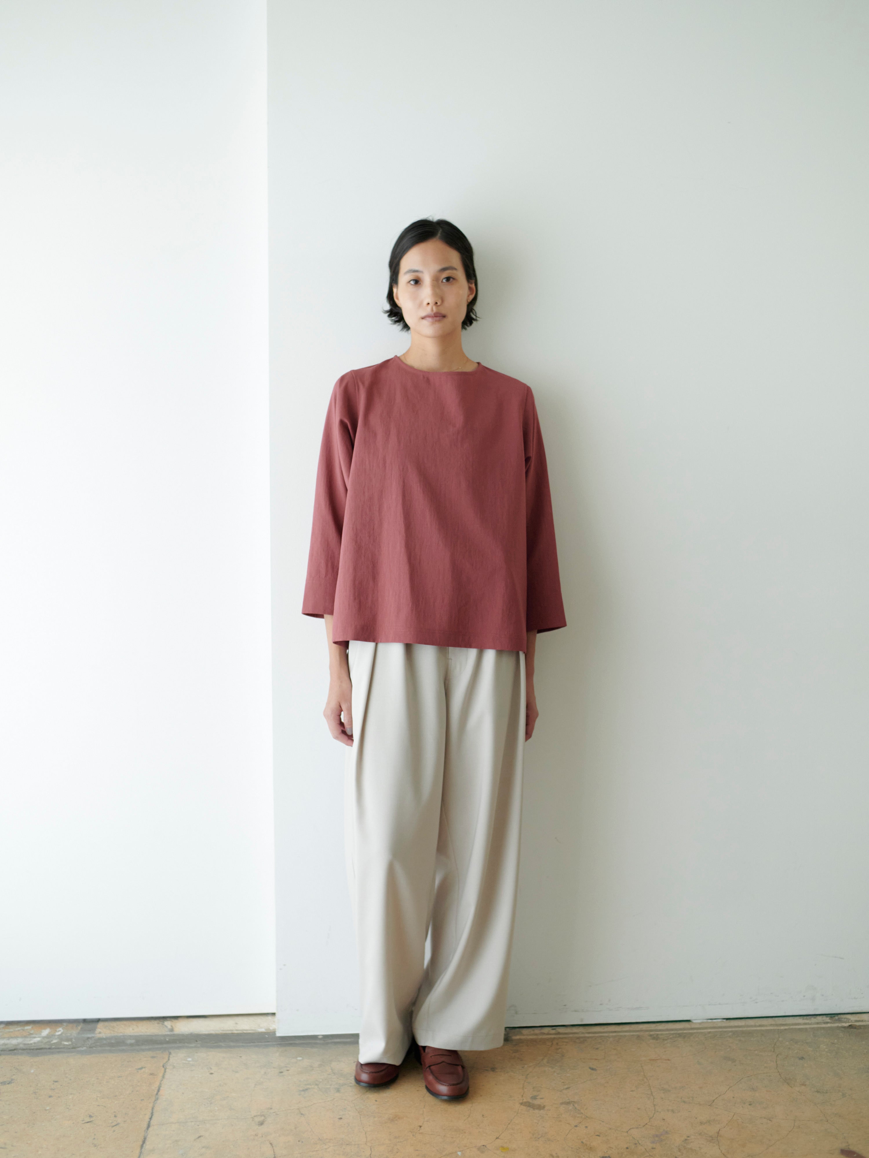 lelill レリル　ハイテクシアーBASIC BLOUSE