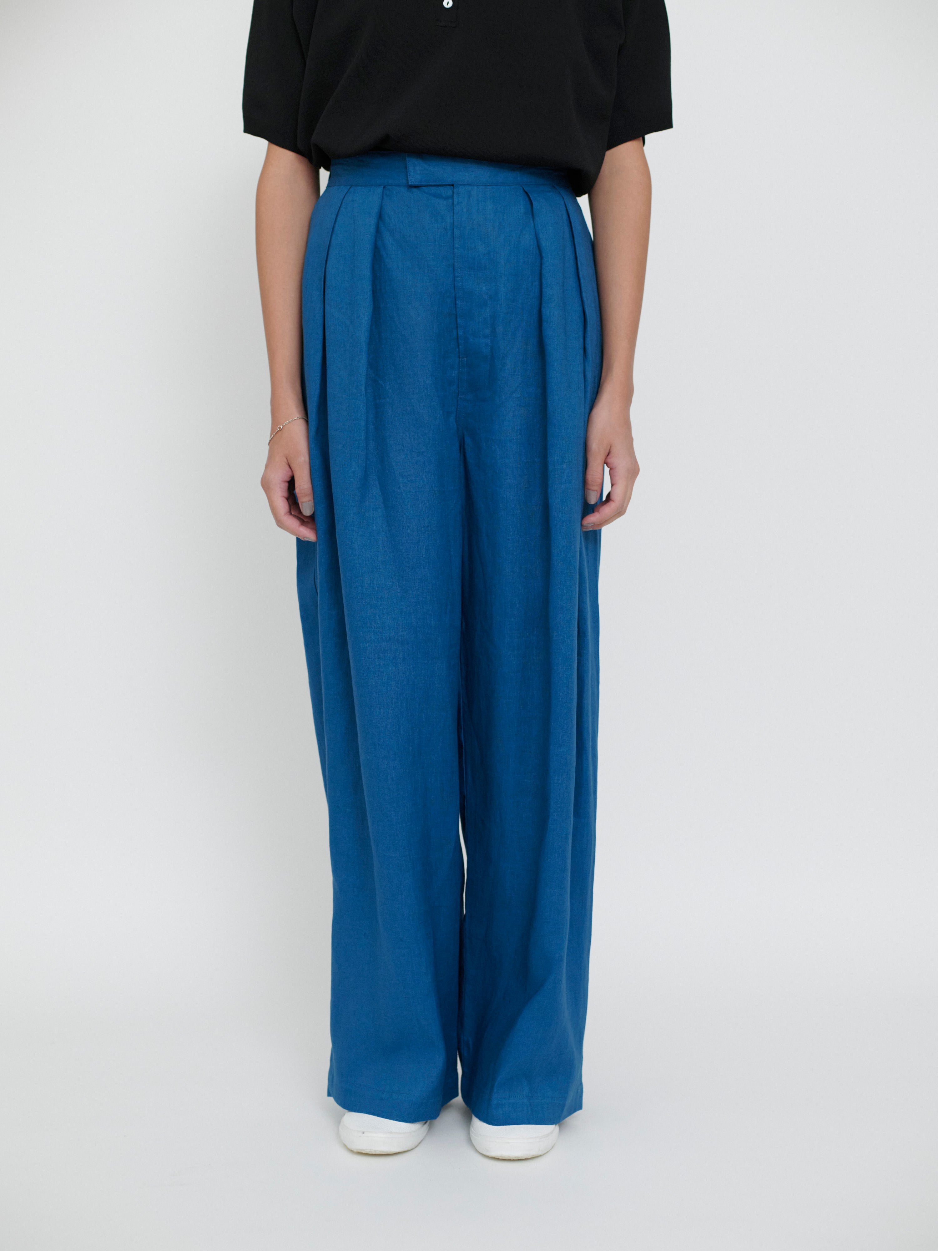 lelill レリル リネンスーパーワイドPANTS