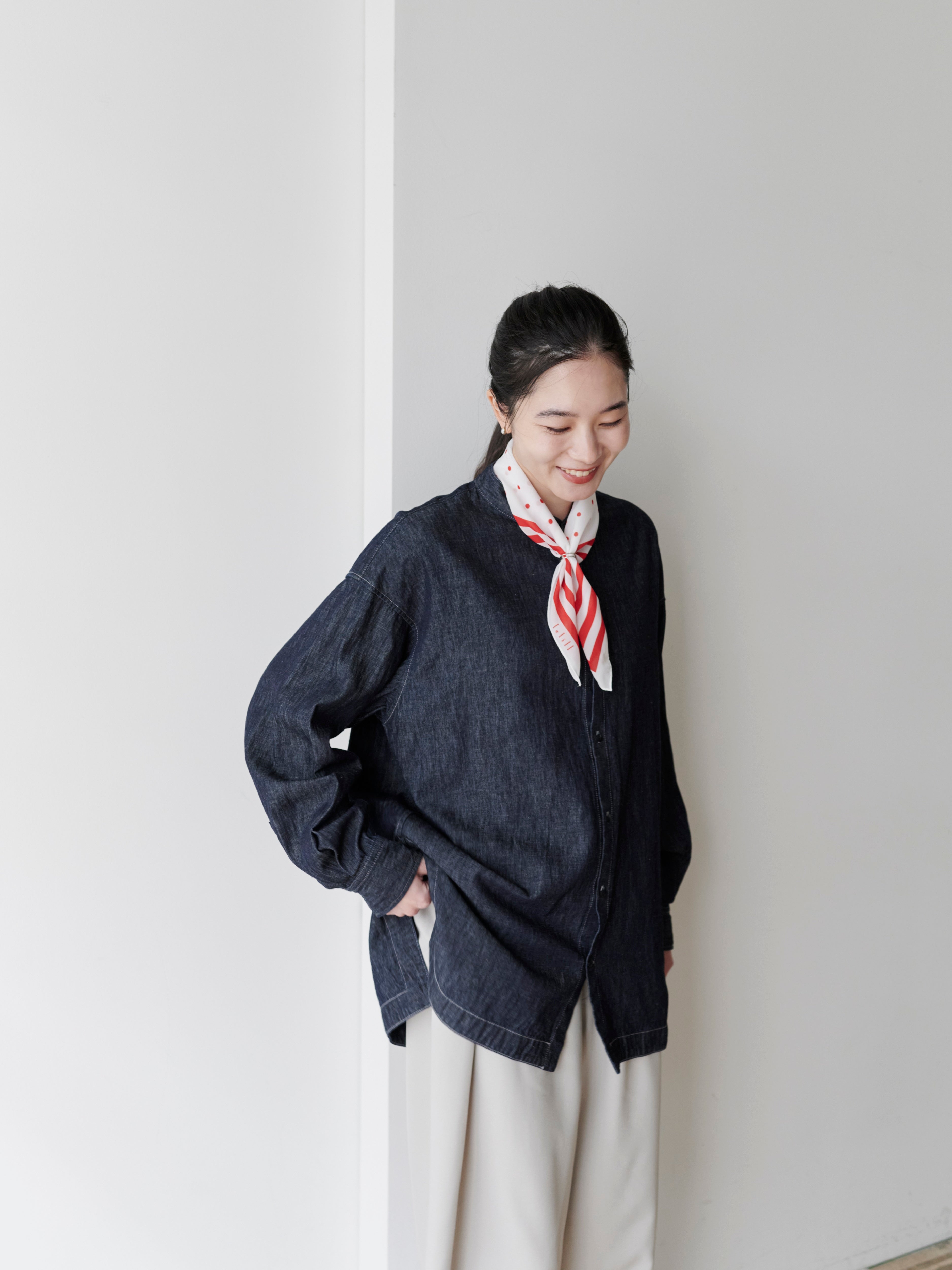 トップス lelill 2WAY WORK SHIRT lelill レリル ワークオーバーシャツ