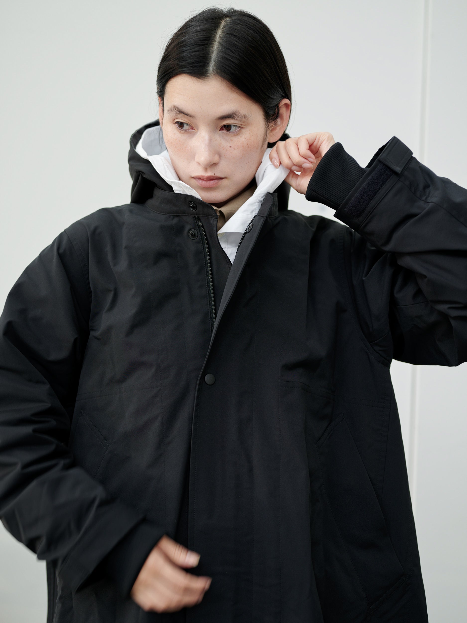 PRE-ORDER｜9月下旬発送】lelill レリル 4WAY フーディータックコート