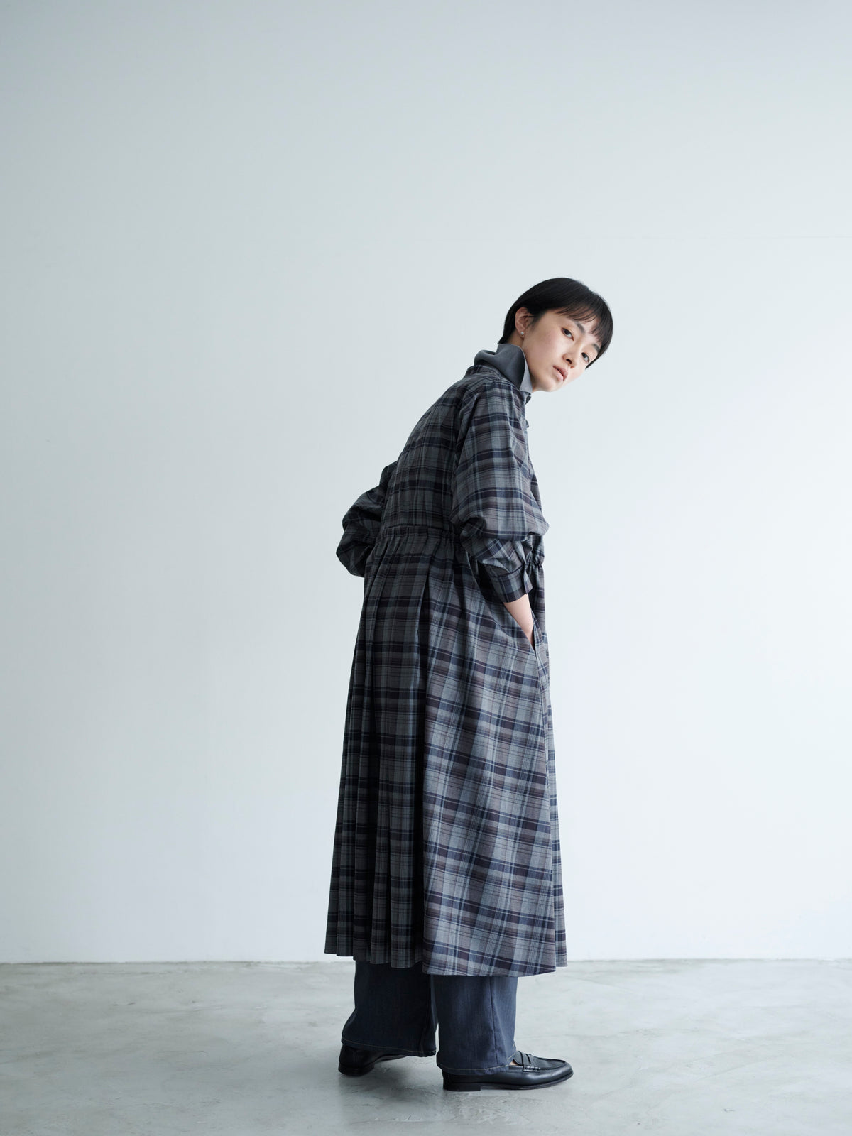 lelill レリル バックタックワンピース