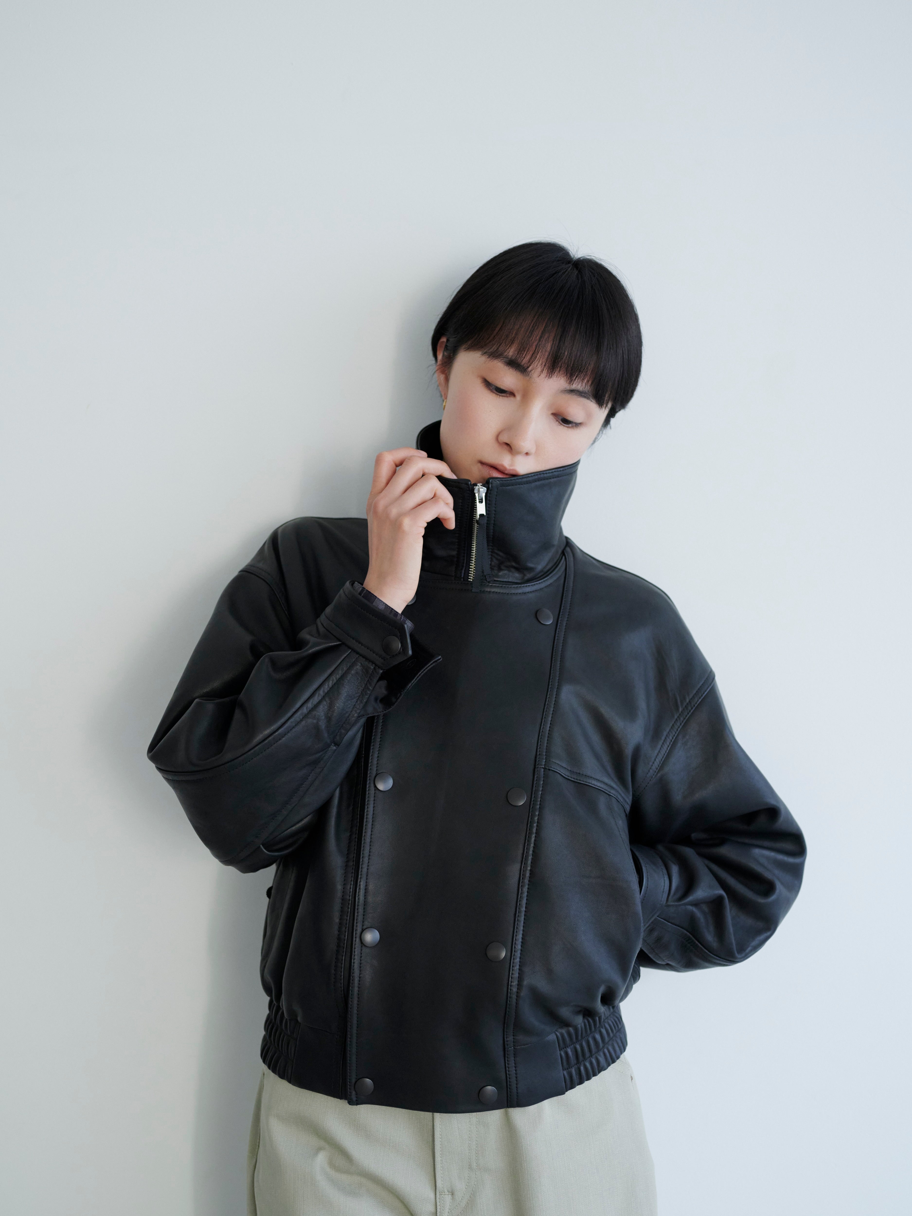lelill レリル ライダースブルゾン