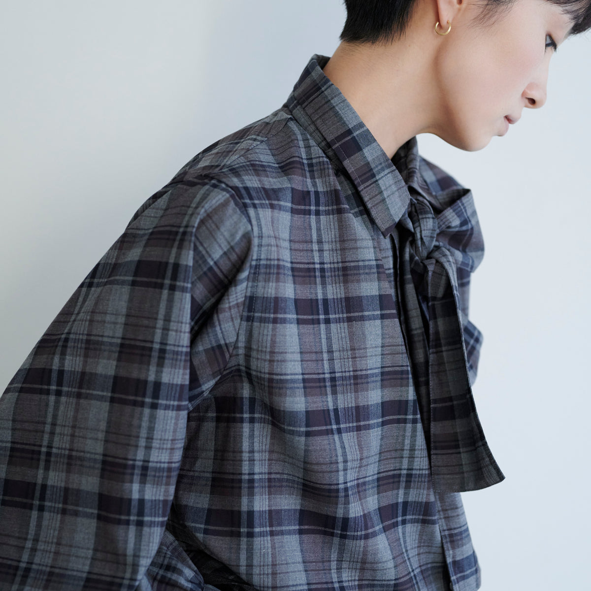 lelill レリル 2WAY ボウタイ シャツ