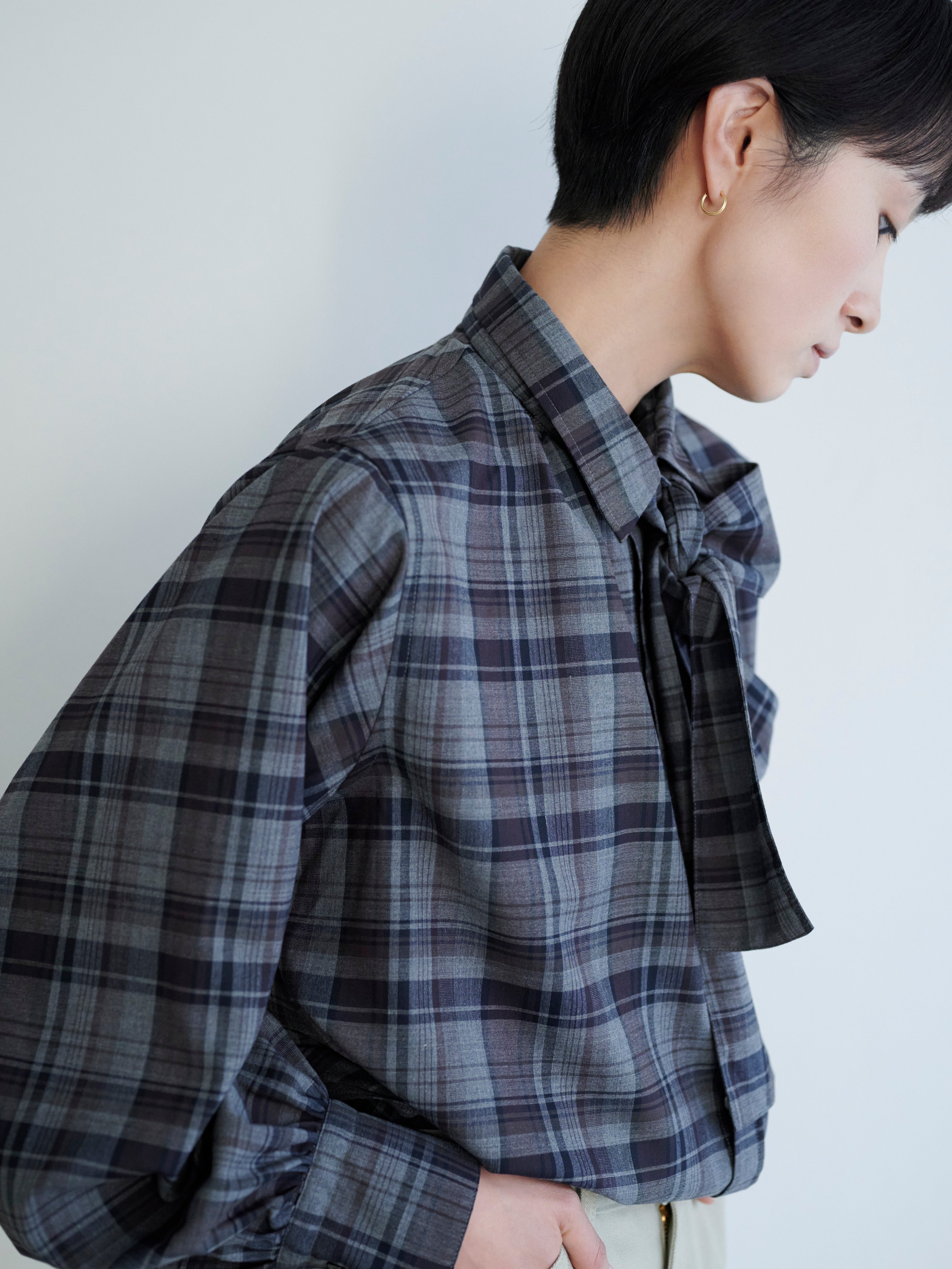 lelill レリル 2WAY ボウタイ シャツ