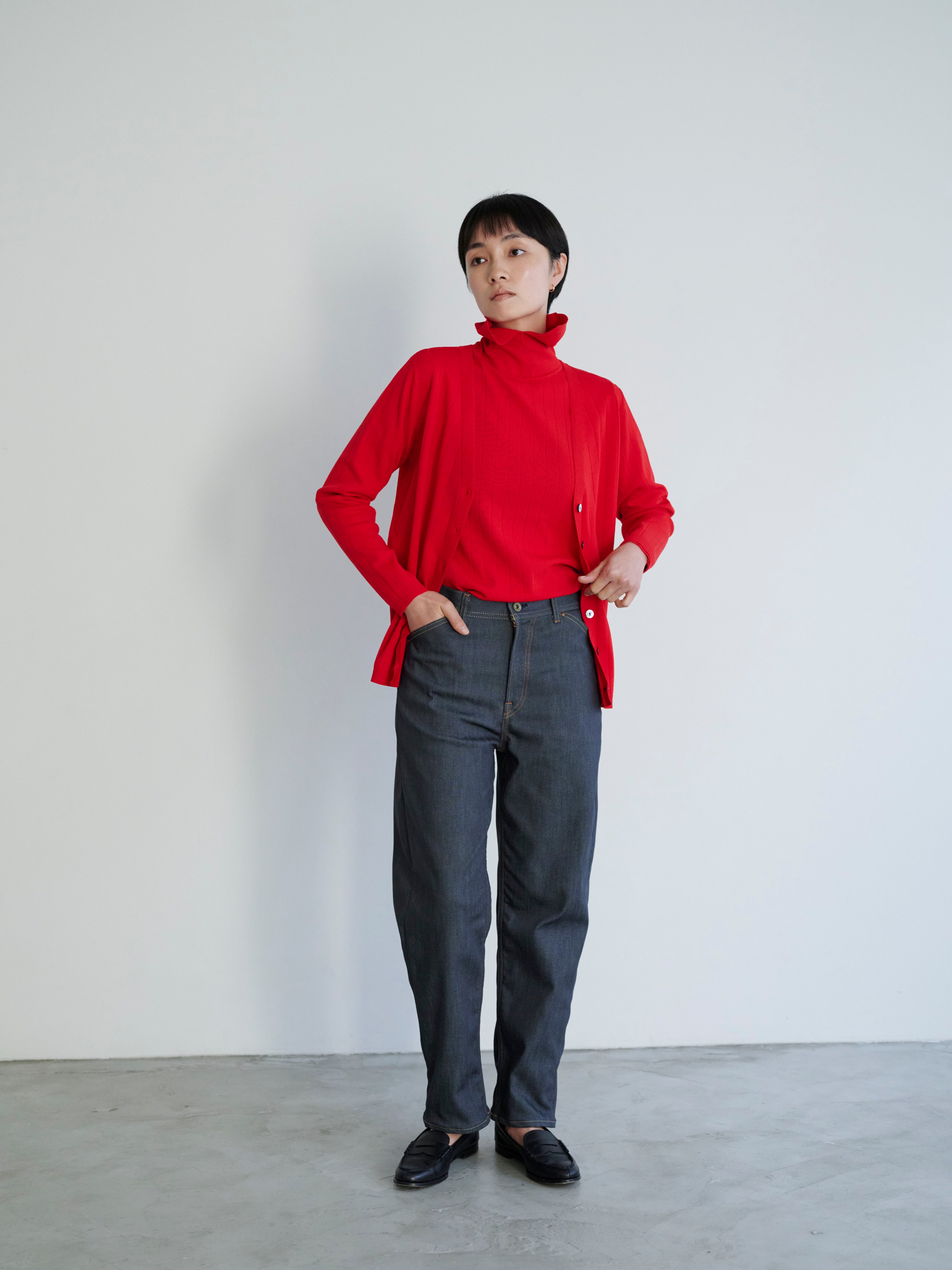 lelill レリル TECH STRAIGHT DENIM