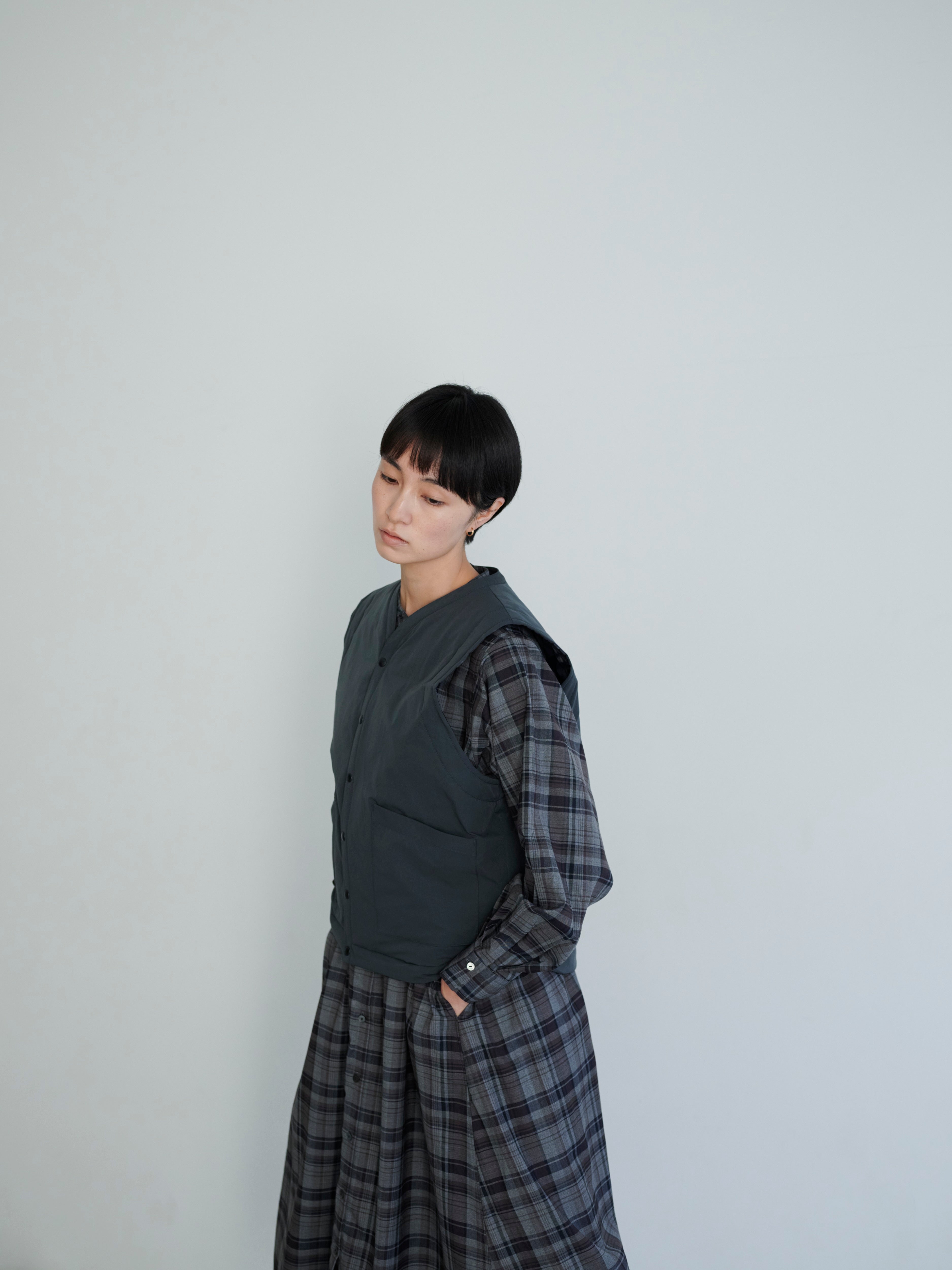 lelill レリル リバーシブル パディング ベスト