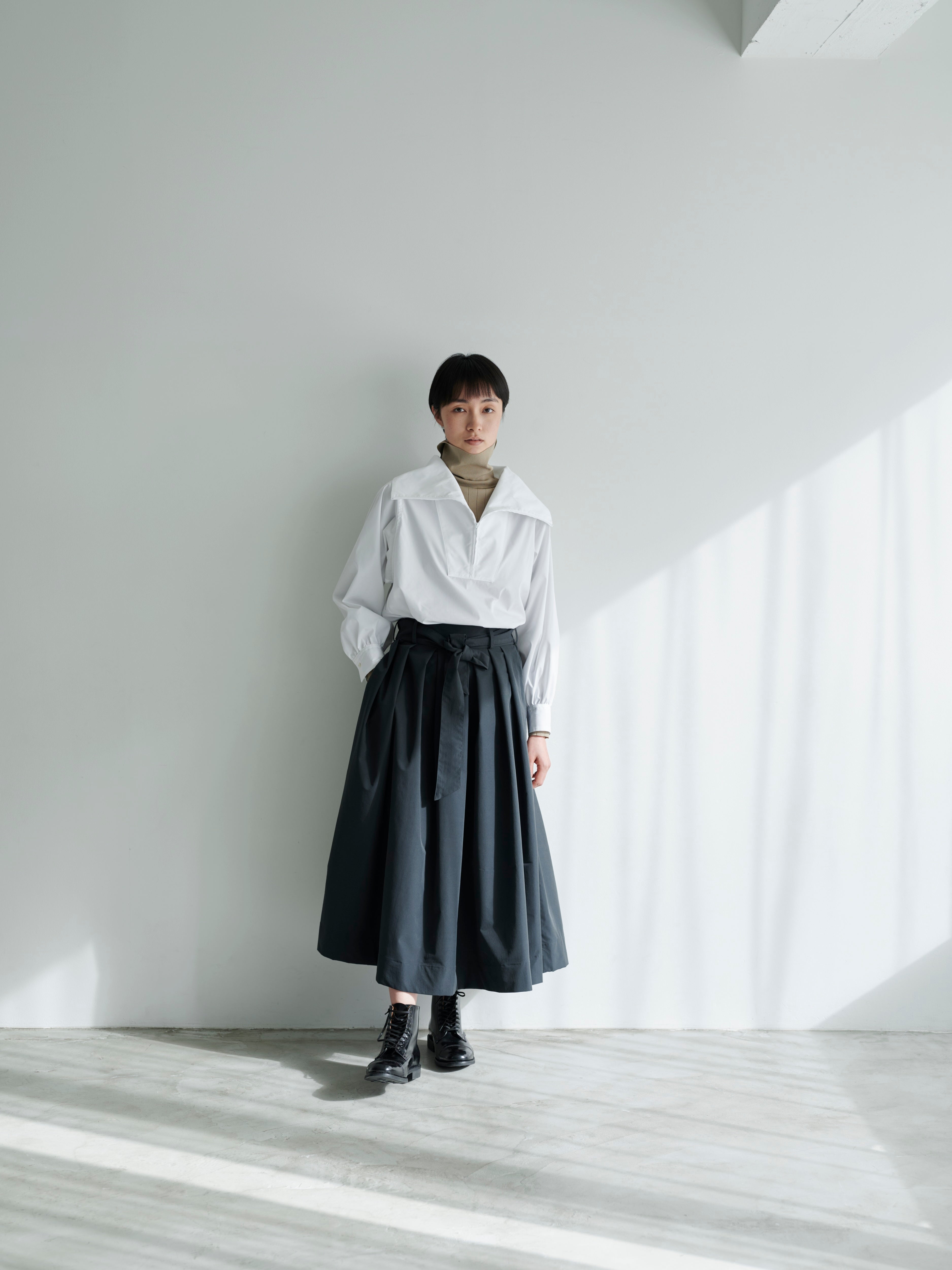 lelill レリル タックフレアースカート