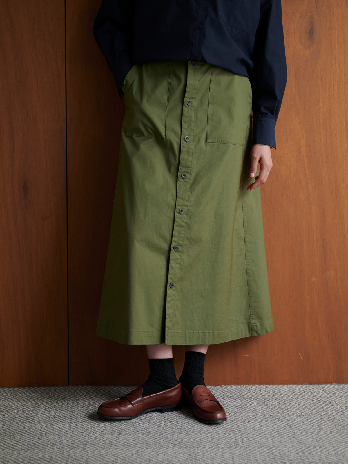 lelill レリル ファティーグAラインSKIRT
